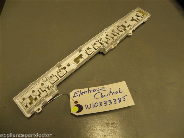 DISHWASHER W10333385 Electronic Control used part DISHWASHER W10333385 Electronic Control used part